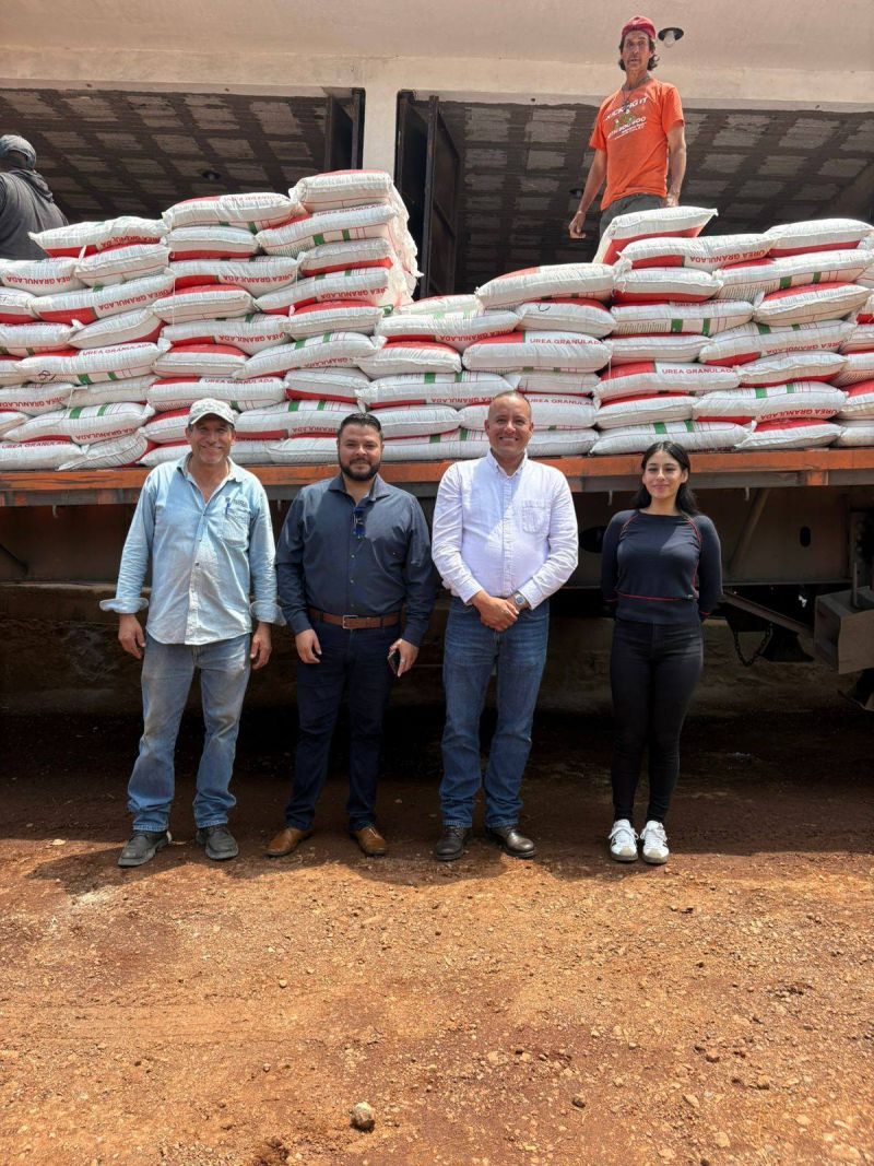 entrega de 35 toneladas de fertilizante químico urea estándar