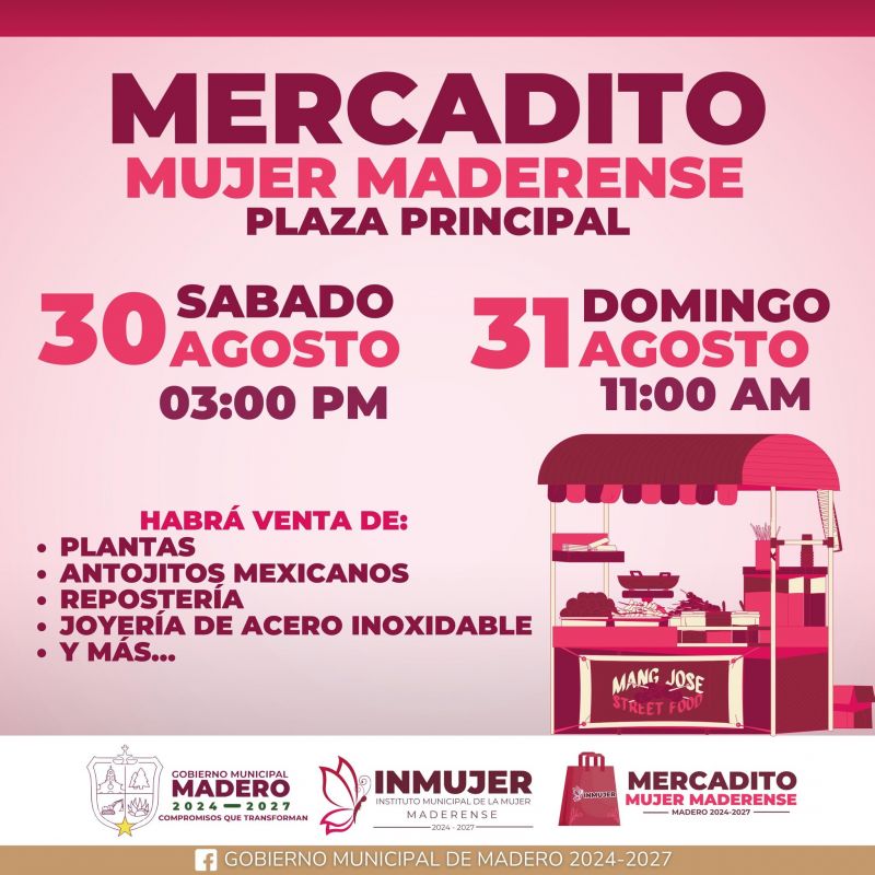 fin de semana mercadito mujer maderense
