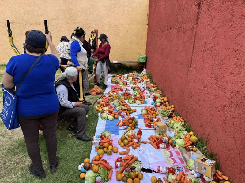 Esta mañana, como cada jueves, se llevó a cabo la entrega semanal de la dotación del programa del Ba