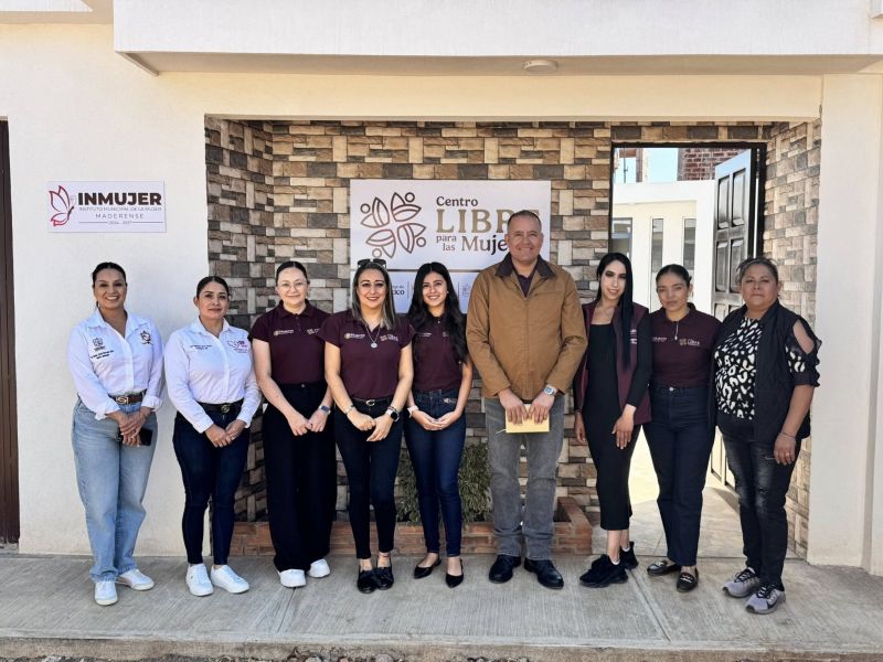 Damos la bienvenida al personal que laborará en el Centro libre para las mujeres en Madero