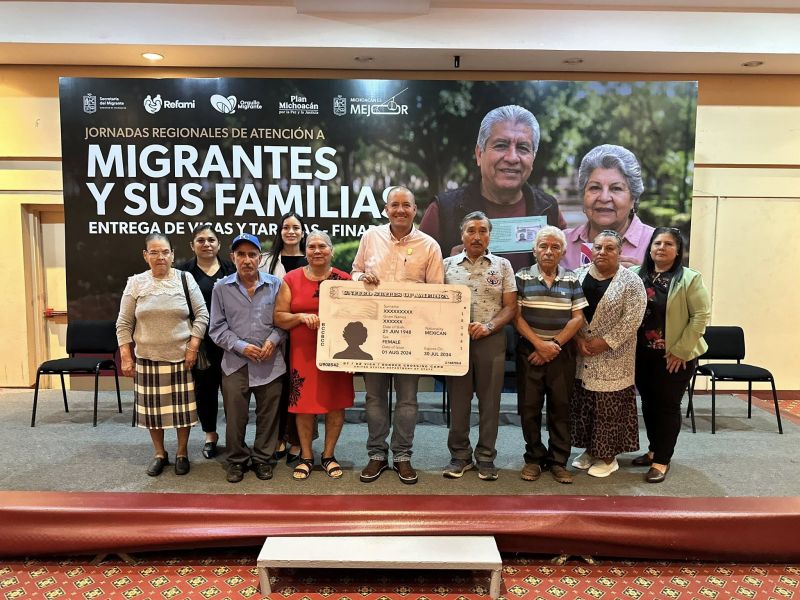 visas a adultos mayores beneficiarios del programa REFAMI