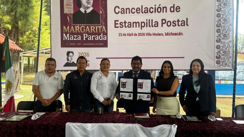 Primer Día de Emisión de la Estampilla Postal “2026, Año de Margarita Maza”