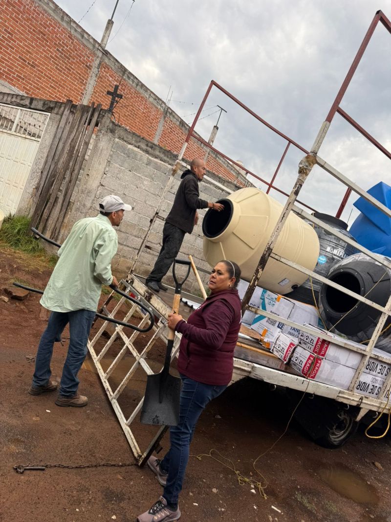 entrega de paquetes para la vivienda