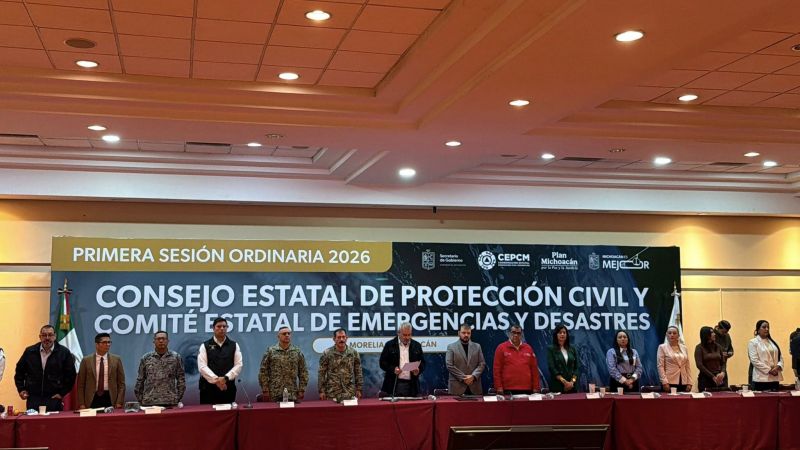 Primera Sesión Ordinaria del Consejo Estatal de Protección Civil y del Comité Estatal de Emergencia