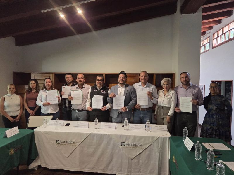 firma del convenio IMSS-BIENESTAR