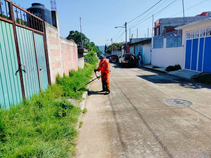 Seguimos cuidando cada espacio de nuestro municipio.