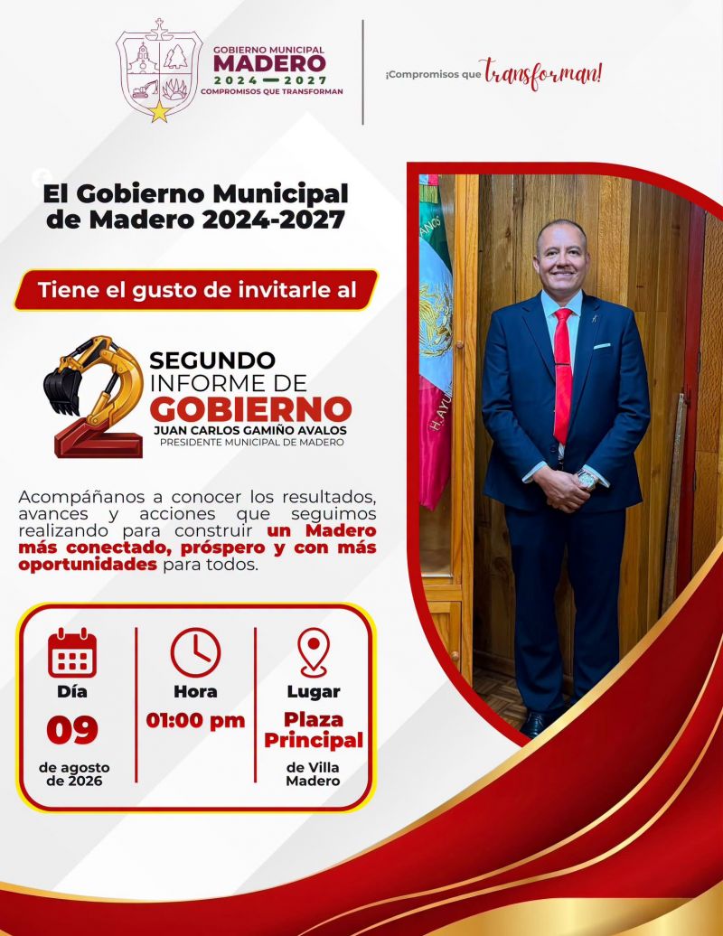 Segundo Informe de Gobierno.